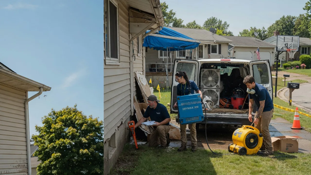 Ceiling Leak Cleanup in Garden Prairie, IL near me