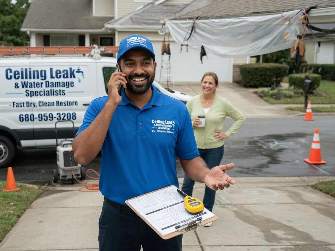 Ceiling Leak Cleanup Garden Prairie, IL FAQs
